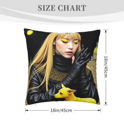 Funda de Almohada Suave con Arte - Decoración Personalizada para el Hogar