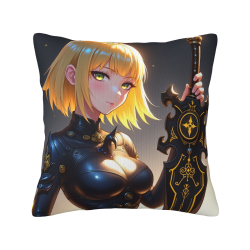Funda de Almohada de Anime - Chica Vibrante | OKOMALL
