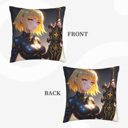 Funda de Almohada de Anime - Chica Vibrante | OKOMALL