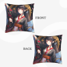 Funda de almohada de felpa reversible - Patrón de belleza antigua