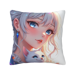 Funda de Almohada Chica Soñadora - Okomall