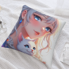 Housse de Coussin Fille Rêveuse - Okomall