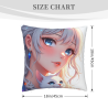 Housse de Coussin Fille Rêveuse - Okomall