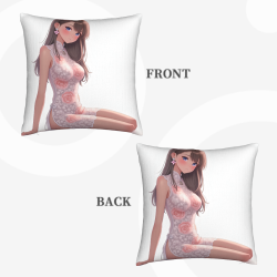 Funda de Almohada de Peluche de Chica Anime - Okko Mall