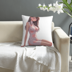 Funda de Almohada de Peluche de Chica Anime - Okko Mall