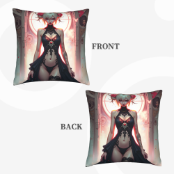 18x18 - inch Double - sided Plush Personalized Printed Pillowcase