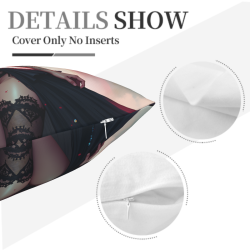 18x18 - inch Double - sided Plush Personalized Printed Pillowcase