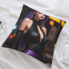 غطاء وسادة مخملي مزدوج الجوانب مقاس 18x18 بوصة بتصميم جمال