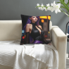 18x18 Zoll doppelseitiger Plüsch-Kissenbezug mit Beauty-Muster