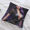 Fodera per cuscino in peluche doppia faccia 18x18 pollici con motivo di ragazza sexy