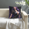Fodera per cuscino in peluche doppia faccia 18x18 pollici con motivo di ragazza sexy