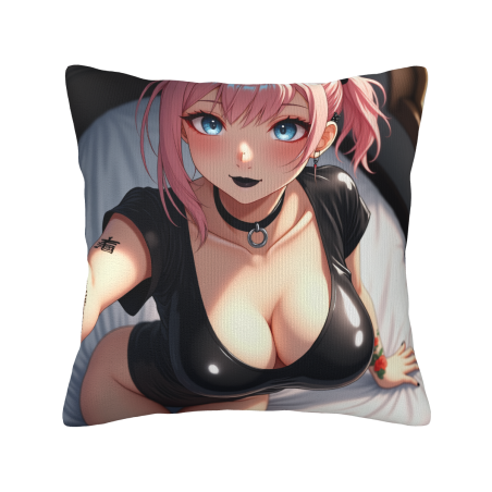 Funda de Almohada de Chica Anime - Almohada de Felpa Linda | okomall