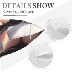 Funda de Almohada de Chica Anime - Almohada de Felpa Linda | okomall