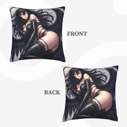 18x18 inches Double - Sided Plush Anime Pillowcase