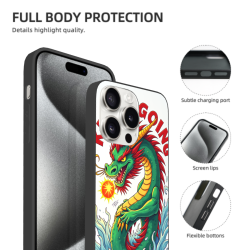 Drachen-Hülle für iPhone – Komplettes TPU+PC-Design gegen Stöße | okomall