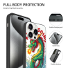 Drachen-Hülle für iPhone – Komplettes TPU+PC-Design gegen Stöße | okomall