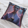 18x18英寸双面毛绒古风美人抱枕套