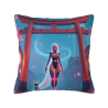 18x18인치 양면 플러시 애니메 베개 커버