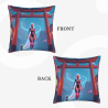 Copricuscino in peluche doppia faccia stile anime 18x18 pollici