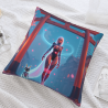 Copricuscino in peluche doppia faccia stile anime 18x18 pollici