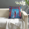 Copricuscino in peluche doppia faccia stile anime 18x18 pollici