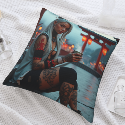 Cuscino Giapponese Zen Girl - Okomall