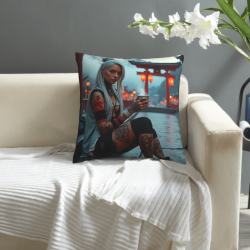 Cuscino Giapponese Zen Girl - Okomall