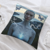 18x18 - inch Double - Sided Plush Printed Pillow Cover