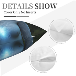 18x18 - inch Double - Sided Plush Printed Pillow Cover