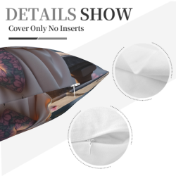 18x18 Inch Double - Sided Plush Full - Print Pillow Cover
