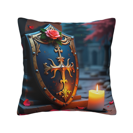 Coussin moelleux Jardin aux chandelles - Okomall