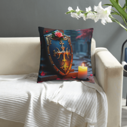 Coussin moelleux Jardin aux chandelles - Okomall