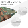18x18 Zoll Doppelseitige Plüsch-Kissenbezug mit Bikini-Schönheit-Muster