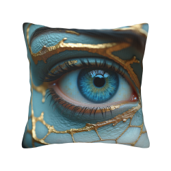 Funda de Almohada de Peluche Abstracto de Ojo - Okomall
