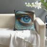 Funda de Almohada de Peluche Abstracto de Ojo - Okomall