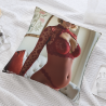 Funda de Almohada de Peluche Floral - 18x18 Pulgadas | OKOMALL