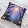 Housse de coussin en peluche Forêt Enchantée - Okomall