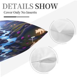 Funda de almohada de felpa Bosque Encantado - Okomall