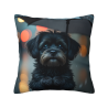 18x18 inches Double - Sided Plush Pillow Cover with Puppy Pattern - High - quality and Comfortable