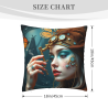 Housse de coussin steampunk rêveuse - Okomall