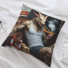 18x18 inches Double - sided Plush Pillow Cover with Unique Pattern