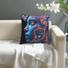 Funda de almohada de felpa de doble cara de 18x18 pulgadas con diseño único