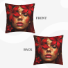 Funda de almohada de felpa de doble cara con impresión completa 18x18 pulgadas