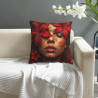 18x18 Inch Double - Sided Plush Full - Print Pillowcase