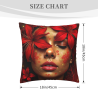 18x18 Inch Double - Sided Plush Full - Print Pillowcase