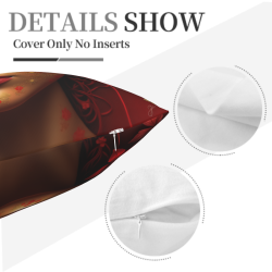 18x18 Inch Double - Sided Plush Full - Print Pillowcase