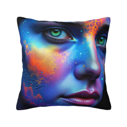 Fodera per cuscino in peluche stampata doppia faccia 18x18 pollici, che combina comfort e bellezza