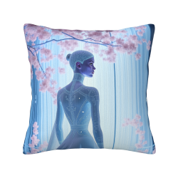 Dreamy Girl Plush Pillow Cover - Okomall