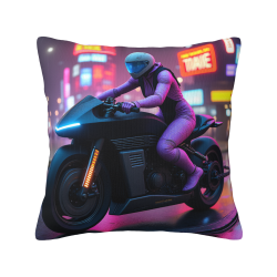 Copricuscino Cyberpunk - 18x18 pollici | Okomall