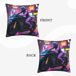 Funda de almohada Cyberpunk - 18x18 pulgadas | Okomall